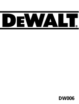 DeWalt DW 006 Ohjekirja