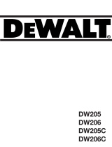 DeWalt DW205 Omistajan opas