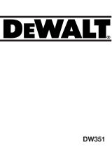 DeWalt DW351 Ohjekirja