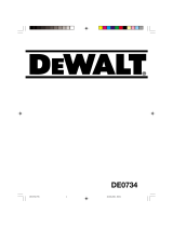 DeWalt DE0734 Ohjekirja