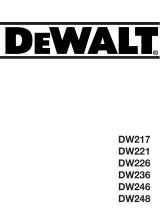 Black & Decker DW246 Omistajan opas