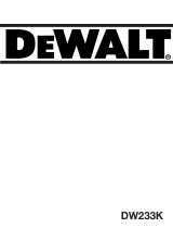 DeWalt DW233K Ohjekirja