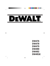 DeWalt DW491K T 1 Omistajan opas
