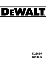 DeWalt D28886 Ohjekirja