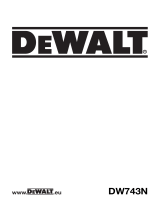 DeWalt DW743N-AR Ohjekirja