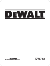 DeWalt DW713 Ohjekirja