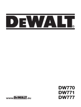 DeWalt DW770 Omistajan opas