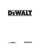 DeWalt D25301D Ohjekirja