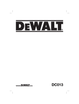 DeWalt DC013 Ohjekirja