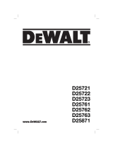 DeWalt D25723K Ohjekirja