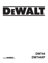 DeWalt DW744XP T 3 Omistajan opas