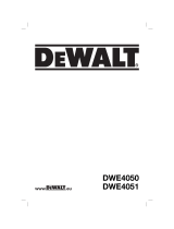 DeWalt DWE4050 T 1 Omistajan opas