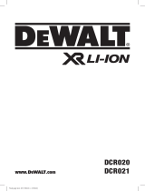 DeWalt XR Li-ION DCR020 Ohjekirja