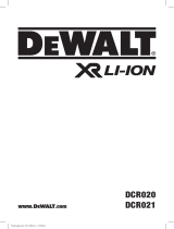 DeWalt DCR020 Ohjekirja