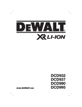 DeWalt DCD990 Ohjekirja