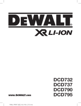 DeWalt DCD732 Ohjekirja