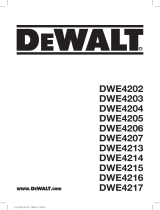 DeWalt DWE4207 Ohjekirja
