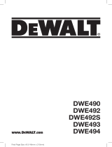 DeWalt DWE493 Omistajan opas