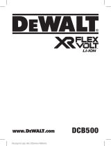 DeWalt XR FLEX VOLT LI-ION DCB500-GB Ohjekirja