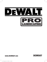 DeWalt Pro Landscaping DCM587 Ohjekirja
