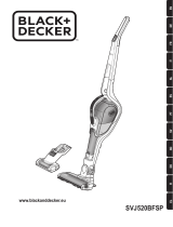 Black & Decker Dustbuster SVJ520BFSP Ohjekirja