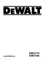 DeWalt DWS780 Ohjekirja