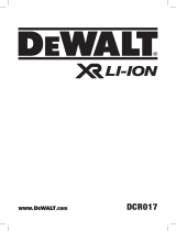 DeWalt DCR017 Ohjekirja