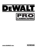 DeWalt Pro Landscaping DCM586 Ohjekirja