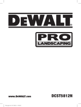 DeWalt DCST5812N Ohjekirja