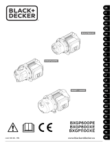 BLACK+DECKER BXGP1100XE Ohjekirja