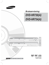 Samsung DVD-HR734A Omistajan opas
