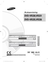Samsung DVD-VR336 Omistajan opas