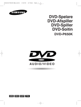 Samsung DVD-P650K Omistajan opas