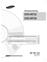 Samsung DVD-HR738 Omistajan opas