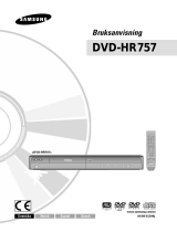 Samsung DVD-HR757 Omistajan opas