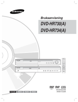 Samsung DVD-HR730A Omistajan opas