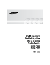 Samsung DVD-P365 Omistajan opas