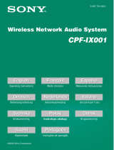 Sony CPF-IX001 Omistajan opas