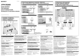 Sony STR-DG500 Asennusohje