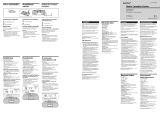 Sony CFS-B21L Omistajan opas