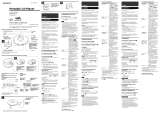 Sony D-EJ118 Omistajan opas
