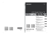 Sony KDL-37P30XX Omistajan opas