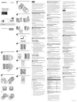 Sony SEL70200G Omistajan opas