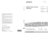 Sony DCR-SX45E Omistajan opas