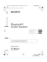 Sony MEX-BT2700 Omistajan opas
