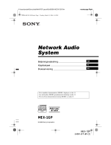 Sony MEX-1GP Omistajan opas