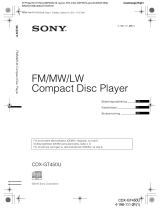 Sony CDX-GT450U Omistajan opas