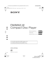 Sony CDX-GT33U Omistajan opas