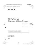 Sony CDX-GT434U Omistajan opas
