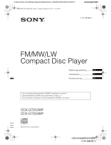 Sony CDX-GT252MP Omistajan opas